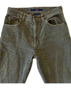 Vintage Deadstock Mouigirl Olive Green Corduroy Flare Pants